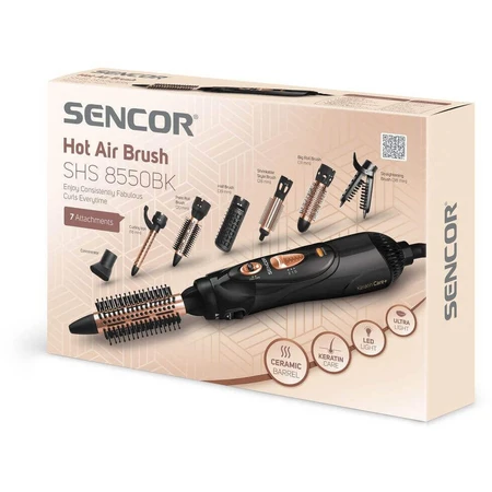 Плойка для завивки гарячим повітрям Sencor SHS 8550BK: ціни та характеристики