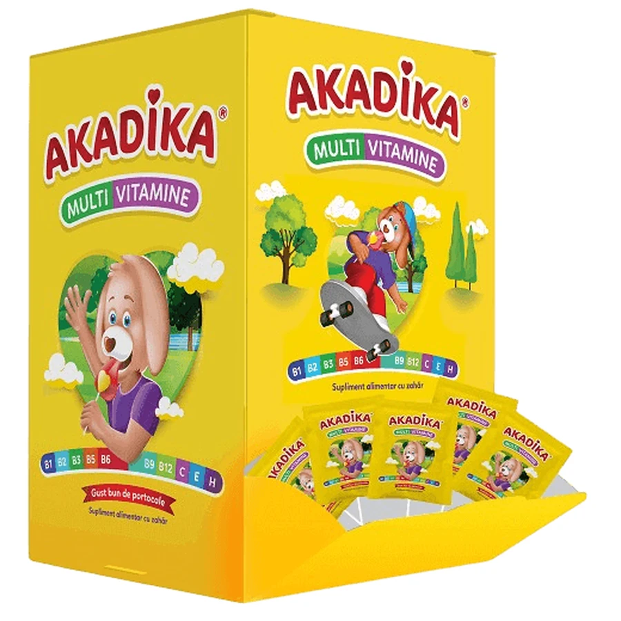 Мультівітамини Akadika, 6,5 г: ціни та характеристики