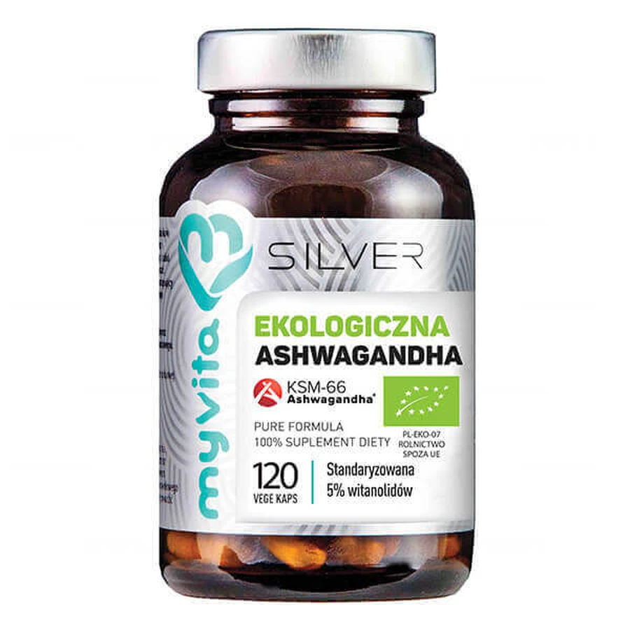 MyVita Silver, Ashwagandha BIO, 120 капсул: цены и характеристики
