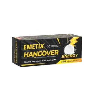 Emetix Похмільна енергія, 10 таблеток, Fiterman