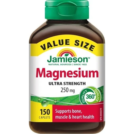 JAMIESON MAGNESIUM 250 мг 1×150 таб, магній: ціни та характеристики