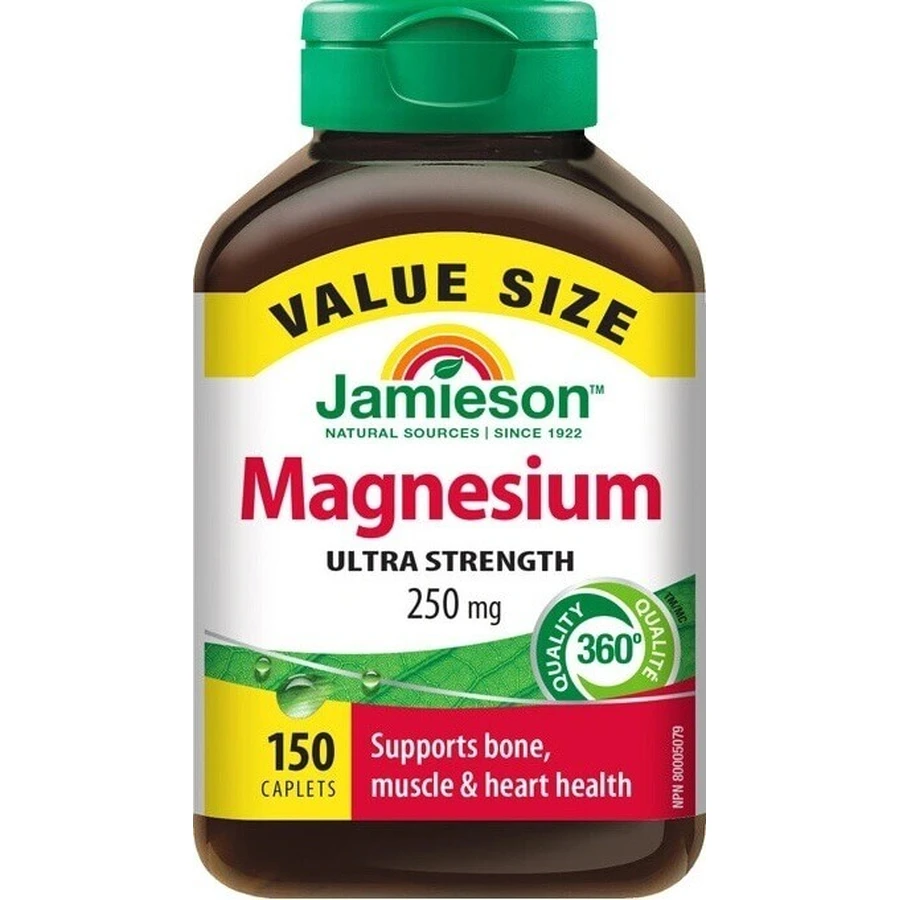 JAMIESON MAGNESIUM 250 мг 1×150 таб, магній: ціни та характеристики