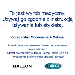 Corega, Max Osona Фіксуючий крем, 40 г