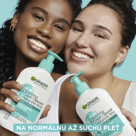 Garnier Skin Naturals Заспокійливий очищувальний крем з гіалуроновою кислотою та алое вера, 250 мл: ціни та характеристики