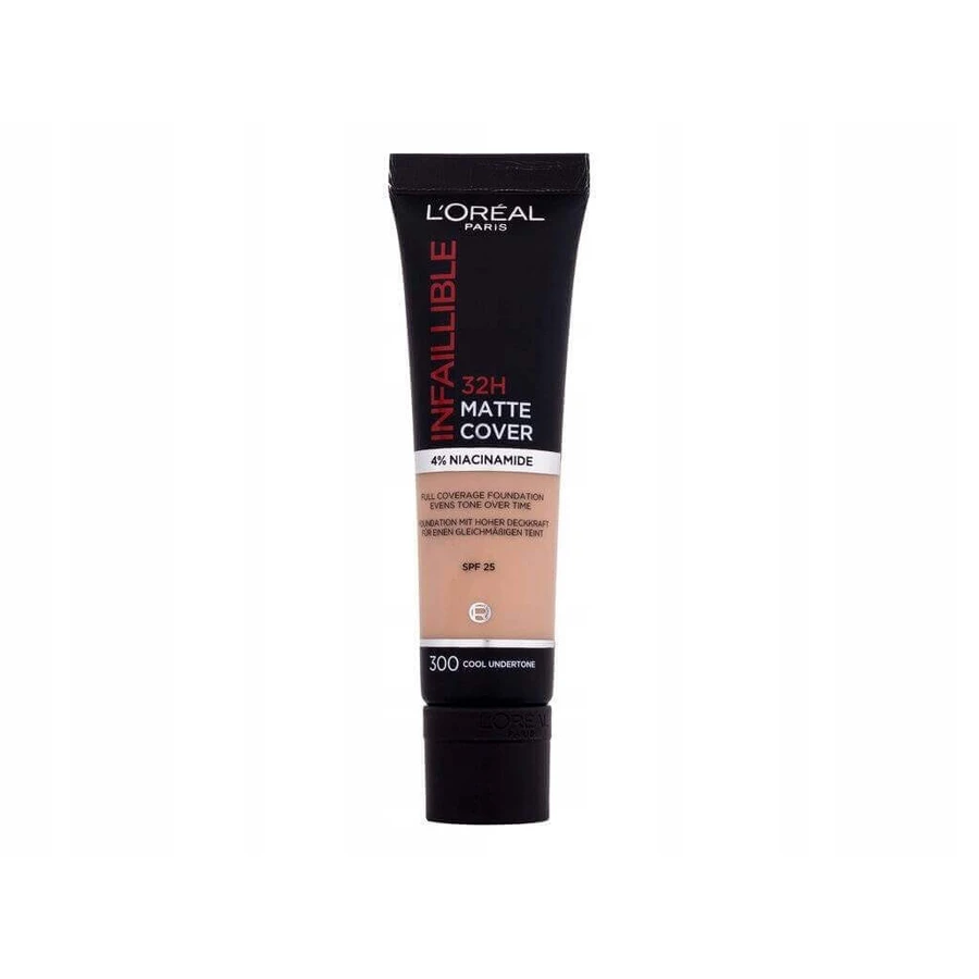 L'Oréal Paris Infaillible 32H Matte Cover Cool Undertone матуючий макіяж 1×30 мл, матуючий макіяж: ціни та характеристики