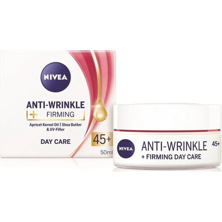 NIVEA 45+ против морщин 1×50 мл, укрепляющий дневной крем: цены и характеристики