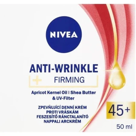 NIVEA 45+ против морщин 1×50 мл, укрепляющий дневной крем: цены и характеристики