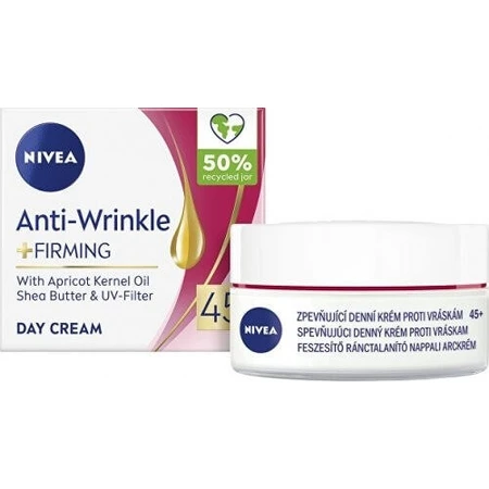 NIVEA 45+ против морщин 1×50 мл, укрепляющий дневной крем: цены и характеристики