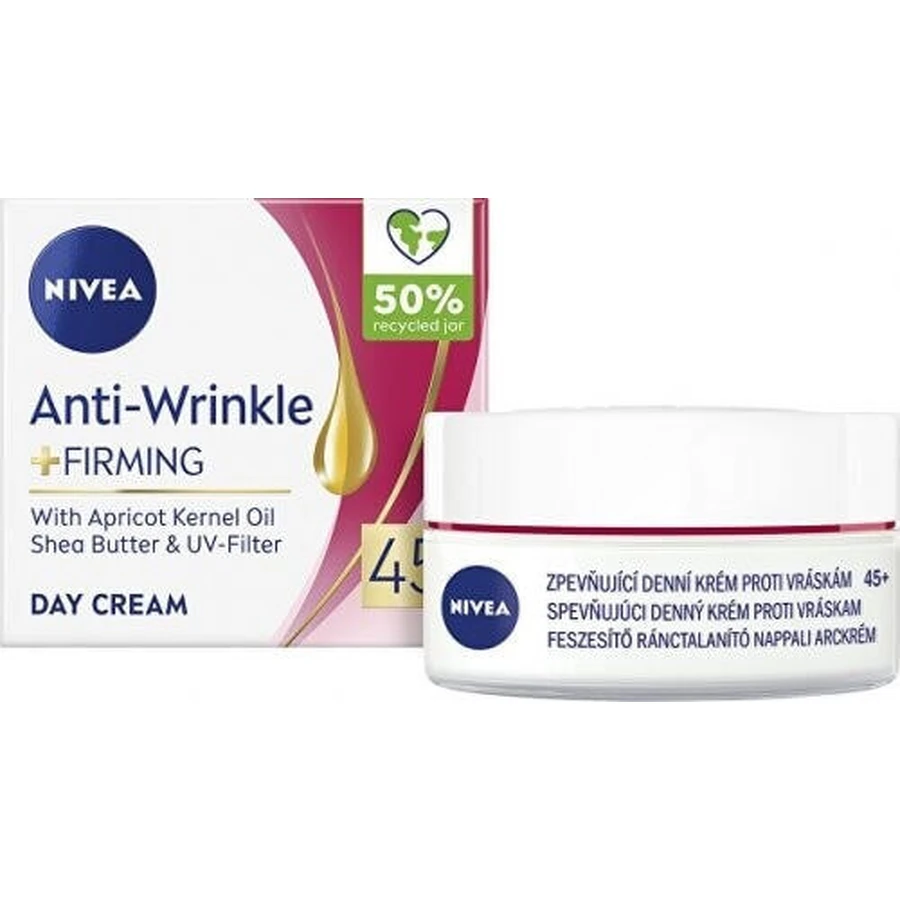 NIVEA 45+ против морщин 1×50 мл, укрепляющий дневной крем: цены и характеристики