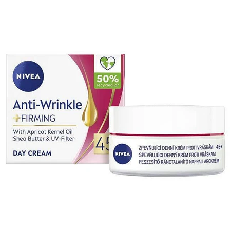 NIVEA 45+ против морщин 1×50 мл, укрепляющий дневной крем: цены и характеристики