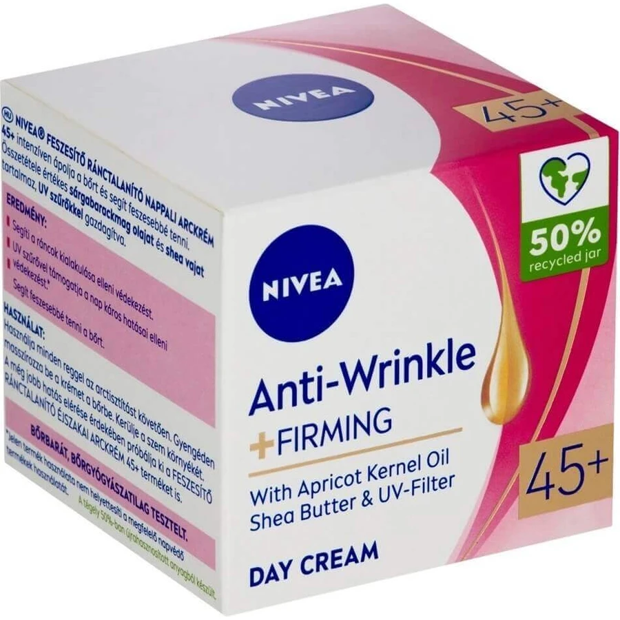 NIVEA 45+ против морщин 1×50 мл, укрепляющий дневной крем: цены и характеристики