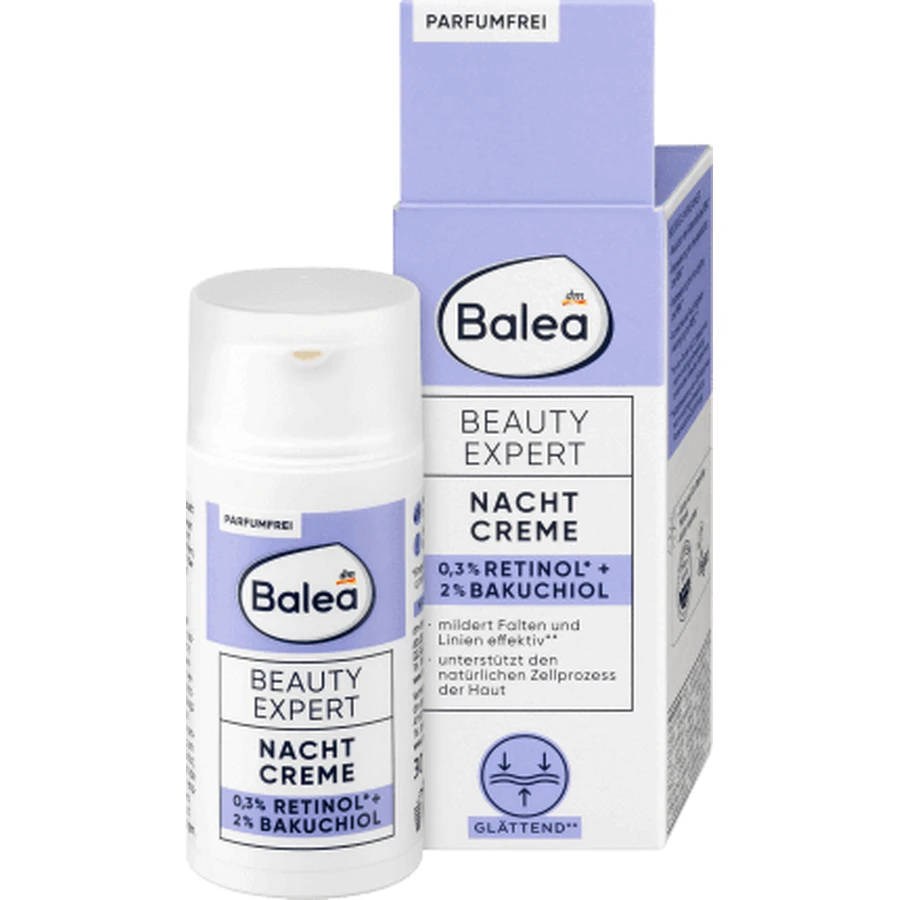 Balea Beauty Expert Ночной крем с ретинолом и бакучиолом, 30 мл: цены и характеристики