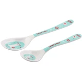 Canpol babies Меламиновый лизун Экзотические животные бирюзовый 2 шт