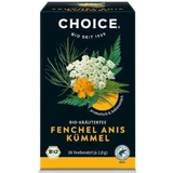 Органічний трав'яний чай з фенхелем, анісом і кмином Choice, 20 пакетиків, Yogi Tea