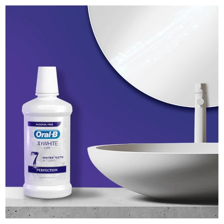 Oral-B 3D White Luxe Perfection, ополіскувач для порожнини рота досконалості, 500 мл: ціни та характеристики