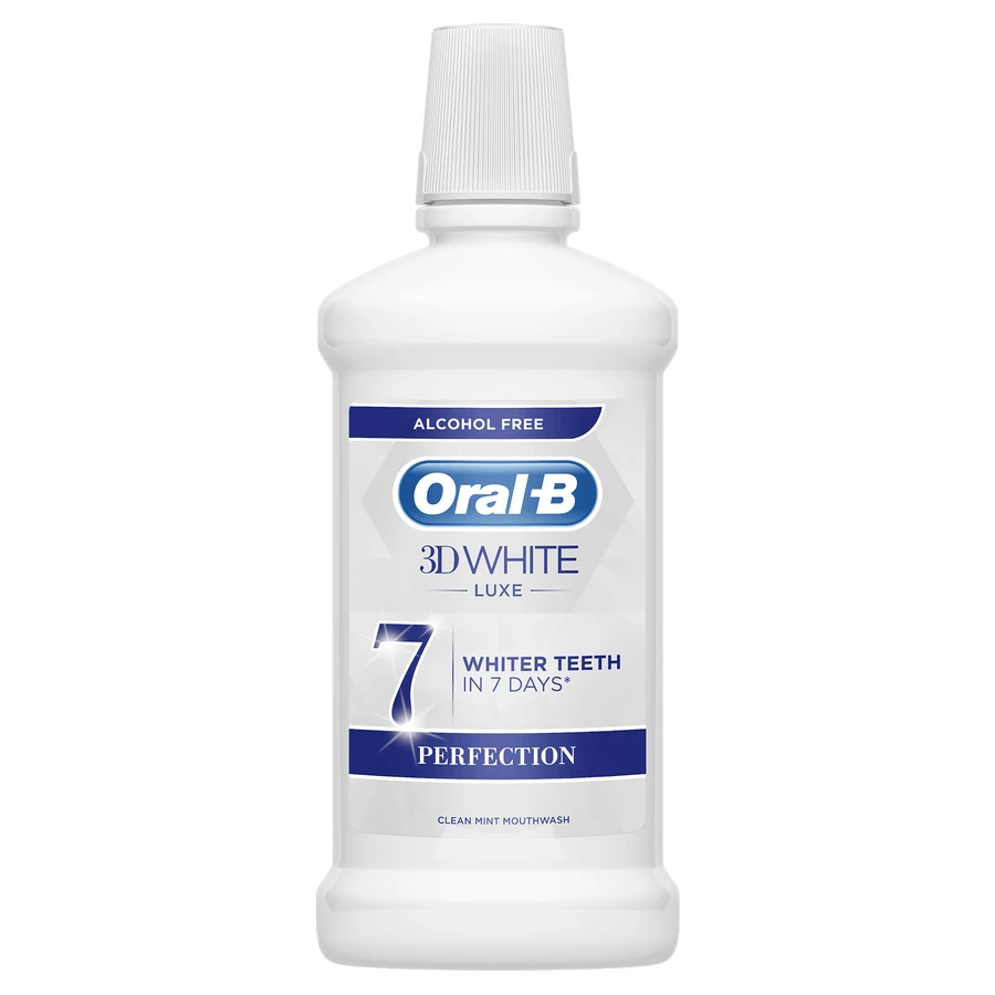 Oral-B 3D White Luxe Perfection, ополіскувач для порожнини рота досконалості, 500 мл: ціни та характеристики