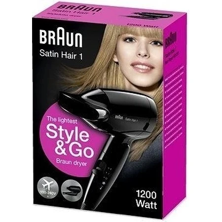 Фен Braun Satin Hair 1 Hd 130 To Go 1pc 1×1 шт: ціни та характеристики