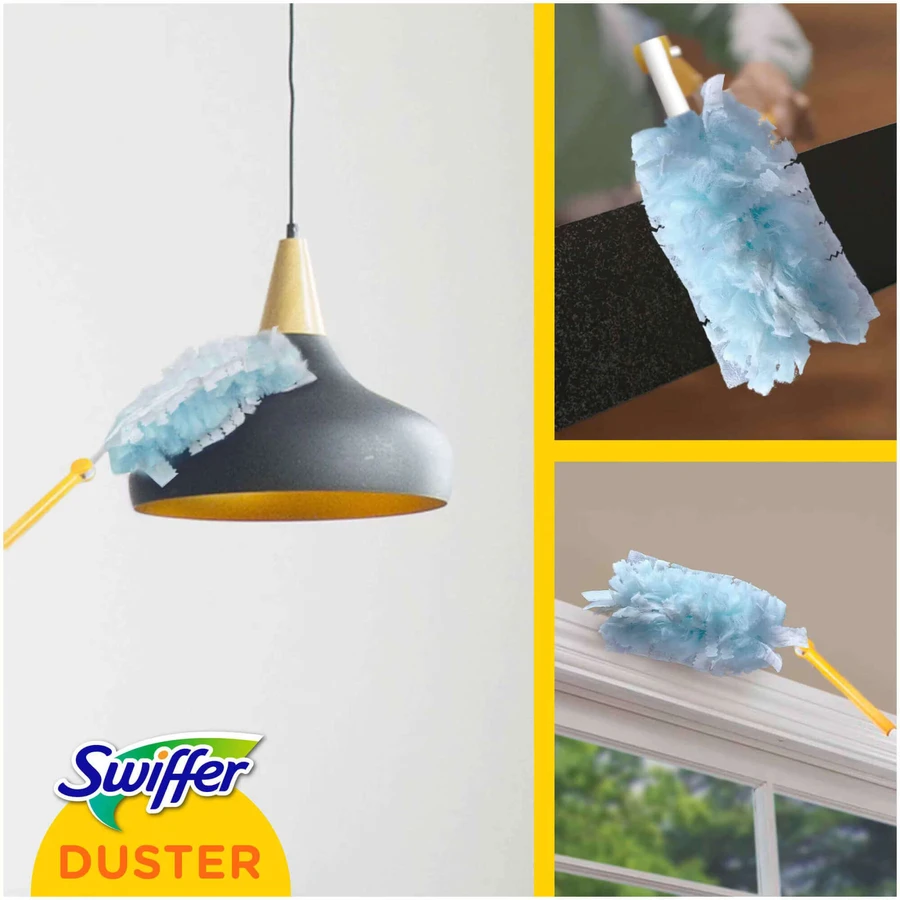 Набор для уборки пыли с 4 наполнителями Duster Kit Trap & Lock, 1 штука, Swiffer: цены и характеристики