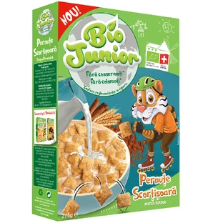 Пластівці зернові, кориця, 275 г, Bio Junior
