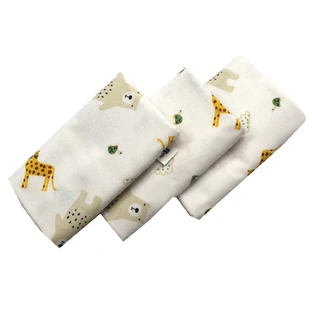 Пеленки из тигрового вьюнка, 80 х 80 см, 3 шт/комплект, Baltic Bebe