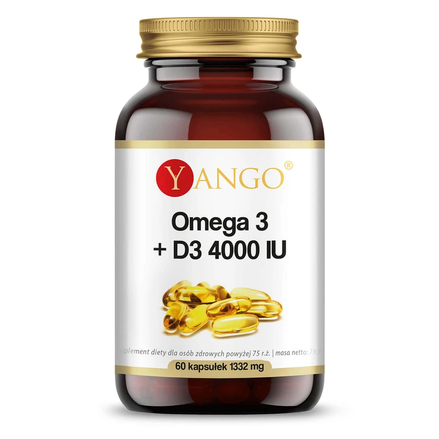 Yango Omega 3 + D3 4000 МЕ, 60 капсул: цены и характеристики