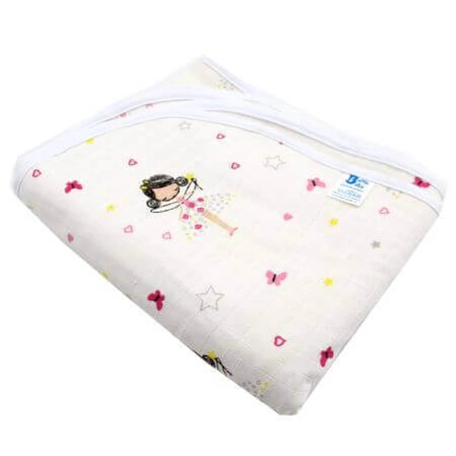 Ковдра з рифленого мусліну, 80x100 см, Baltic Bebe: ціни та характеристики