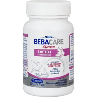 BEBACARE Пажитник Mama Lacto+ 1×28 шт, харчова добавка для годуючих мам