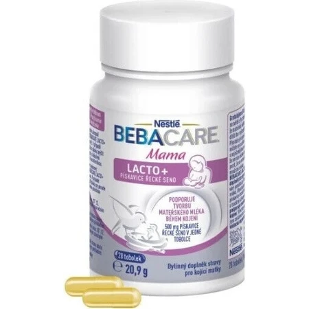 BEBACARE Пажитник Mama Lacto+ 1×28 шт, харчова добавка для годуючих мам: ціни та характеристики