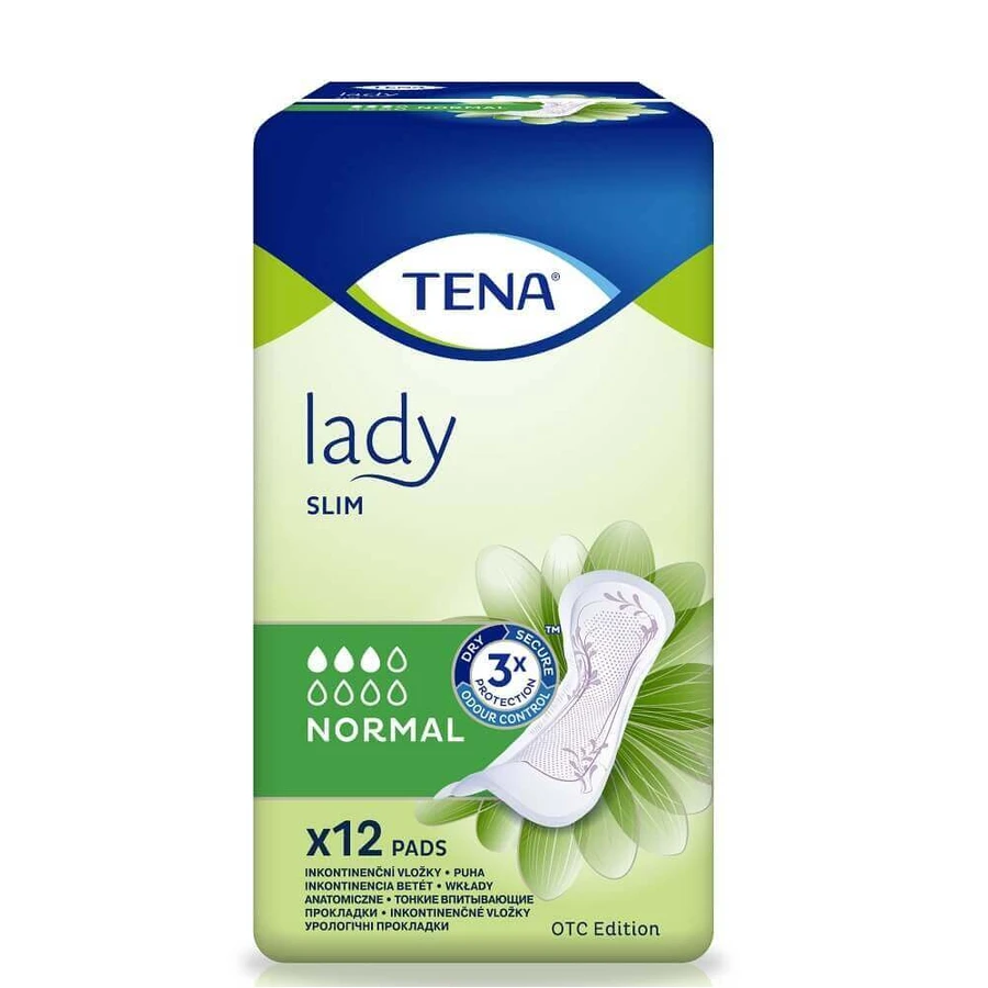 Урологические прокладки Tena Lady Slim Normal, 3 капли, 12 штук: цены и характеристики