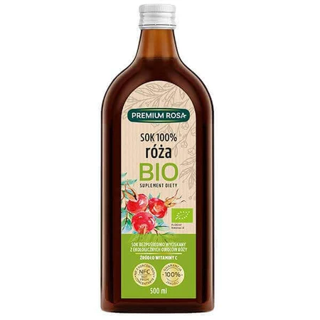 Premium Rosa Wild Rose, 100% органический фруктовый сок, 500 мл: цены и характеристики