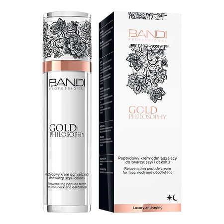 Bandi Gold Philosophy, пептидный омолаживающий крем для лица, шеи и декольте, 50 мл: цены и характеристики