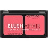 Палітра рум'ян Catrice Blush Affair Cream & Powder, рум'яна, приголомшлива полуниця, 010, 6 г