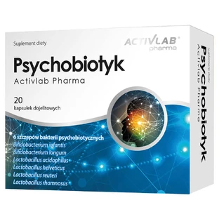 Психобиотик Activlab Pharma Psychobiotic, 20 капсул