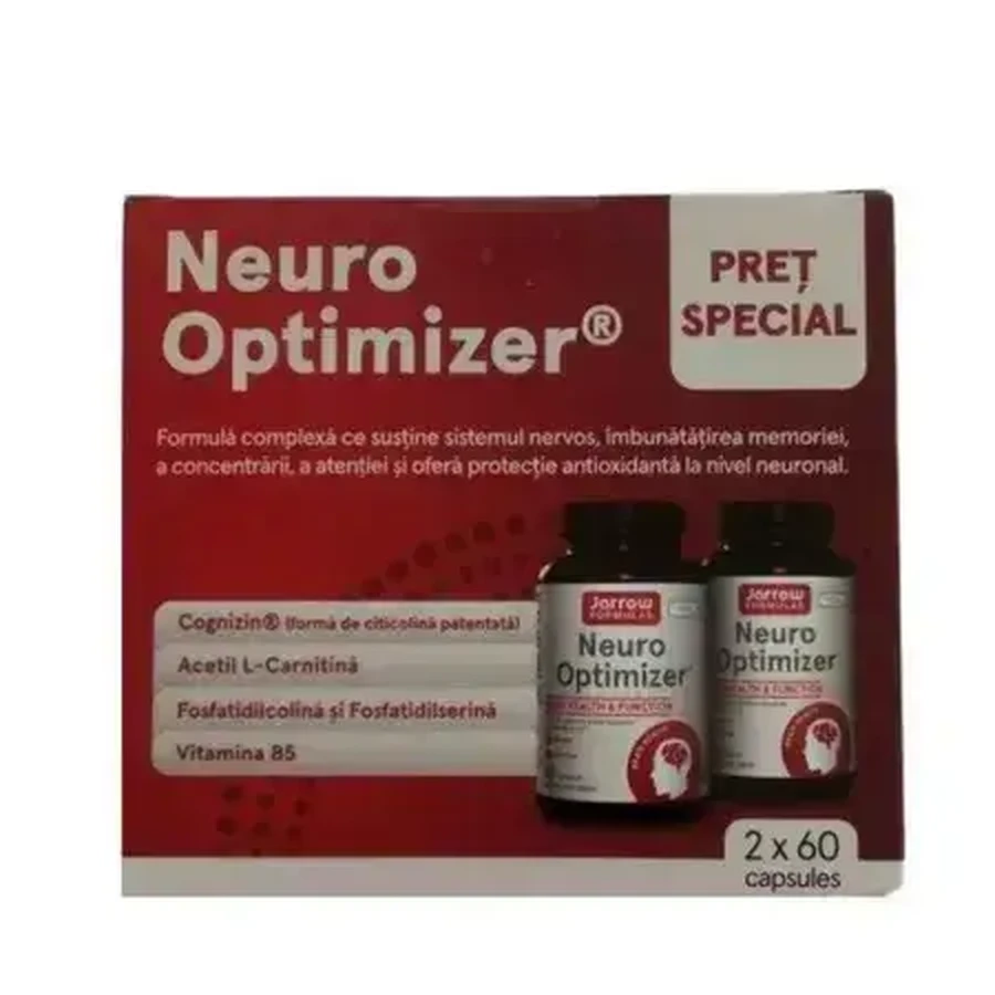 Нейро Оптимизатор Jarrow Formulas, 60 + 60 капсул, Secom: цены и характеристики
