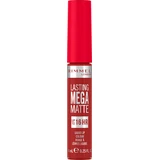 Rimmel London Lasting Mega Matte Liquid Жидкая помада N.500 FIRE STARTER, 1 шт.