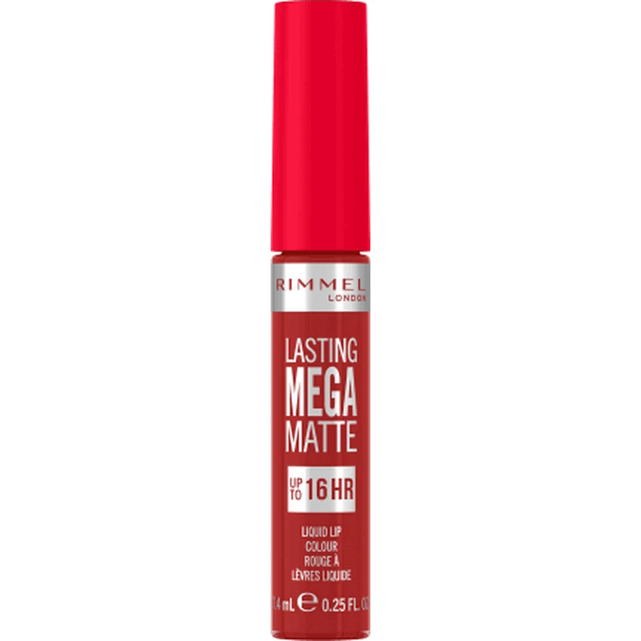 Rimmel London Lasting Mega Matte Liquid Рідка помада N.500 FIRE STARTER, 1 шт.: ціни та характеристики