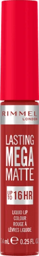 Rimmel London Lasting Mega Matte Liquid Жидкая помада N.500 FIRE STARTER, 1 шт.