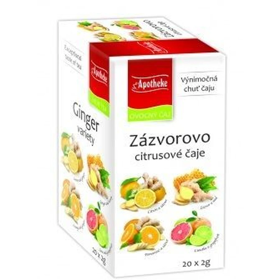 Apotheke Premier Selection чай імбирно-цитрусовий в пакетиках 20 х 2 г: ціни та характеристики