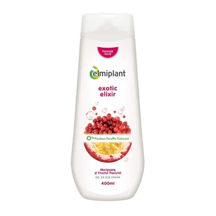 Care Moments Exotic Экзотический эликсир-гель-крем для душа с черной вишней и маракуйей, 400 мл, Элмиплант