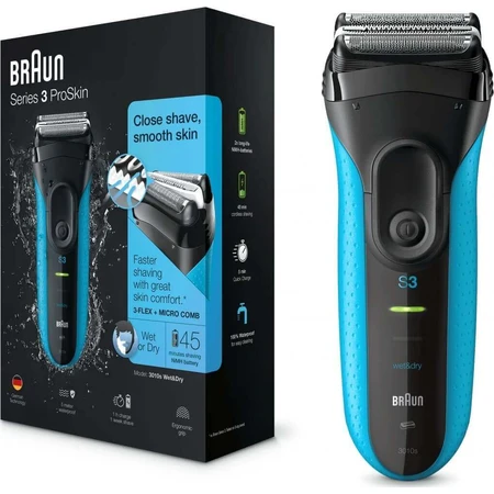 BRAUN Series 3 3010s W&D 1×1 шт, бритва: цены и характеристики