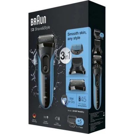 BRAUN Series 3 3010s W&D 1×1 шт, бритва: цены и характеристики