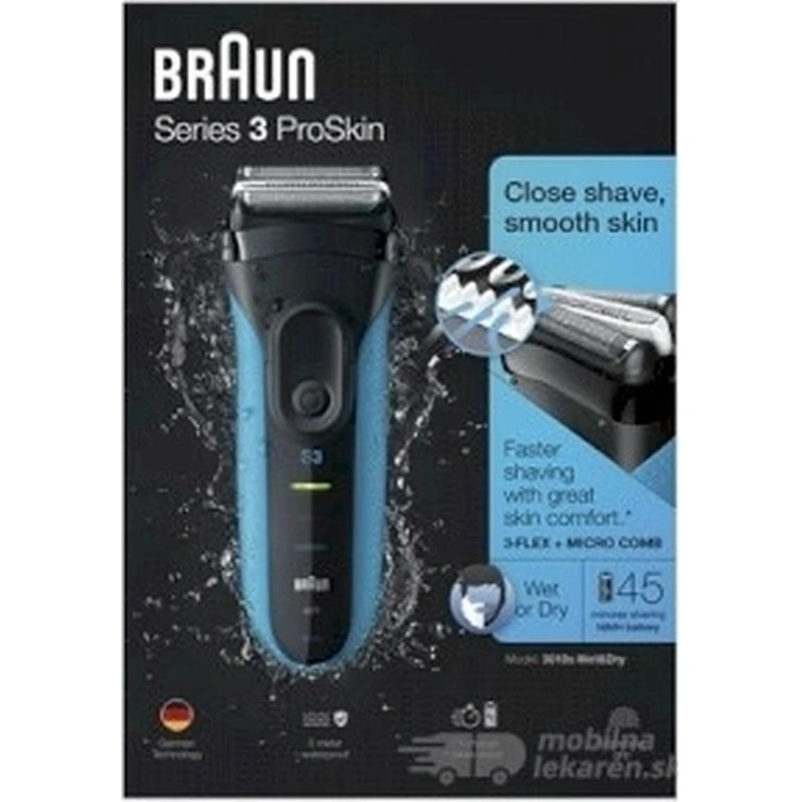 BRAUN Series 3 3010s W&D 1×1 шт, бритва: цены и характеристики
