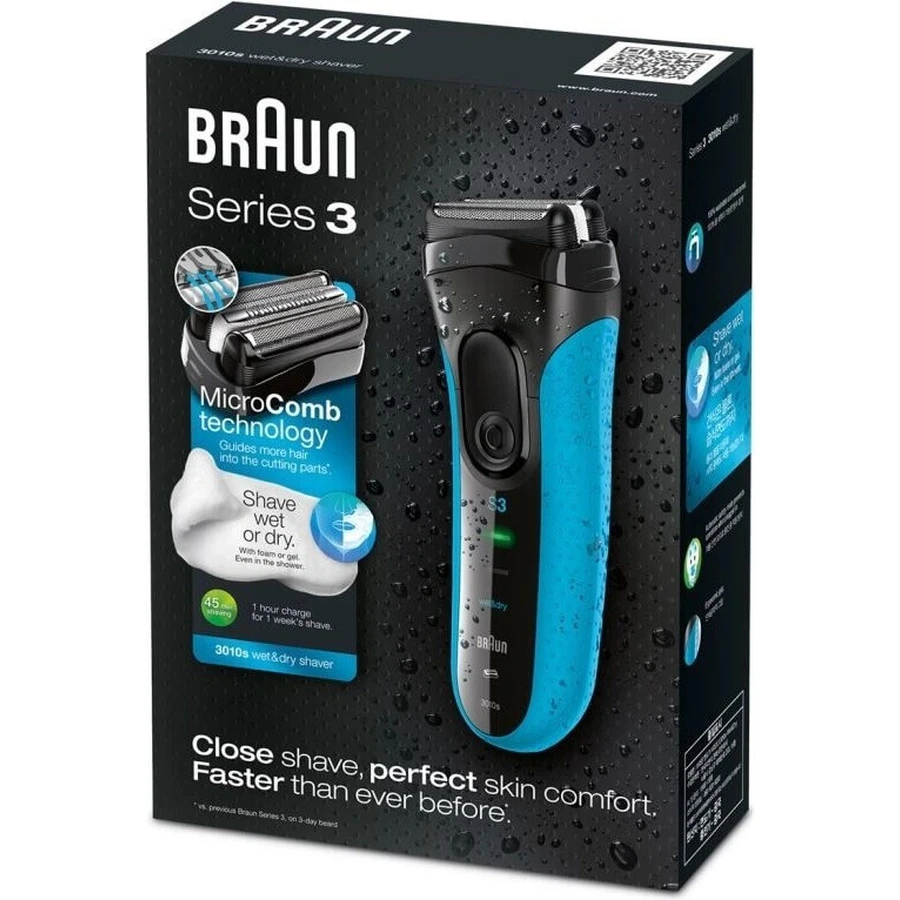 BRAUN Series 3 3010s W&D 1×1 шт, бритва: цены и характеристики