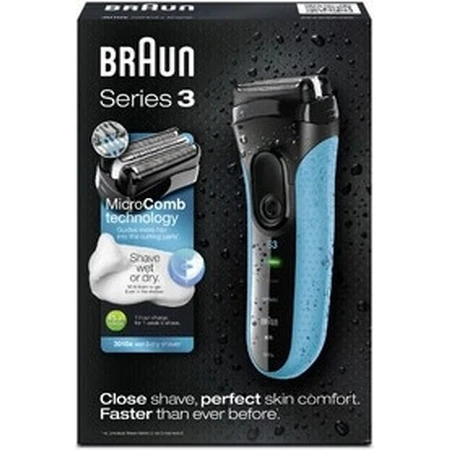 BRAUN Series 3 3010s W&D 1×1 шт, бритва: цены и характеристики
