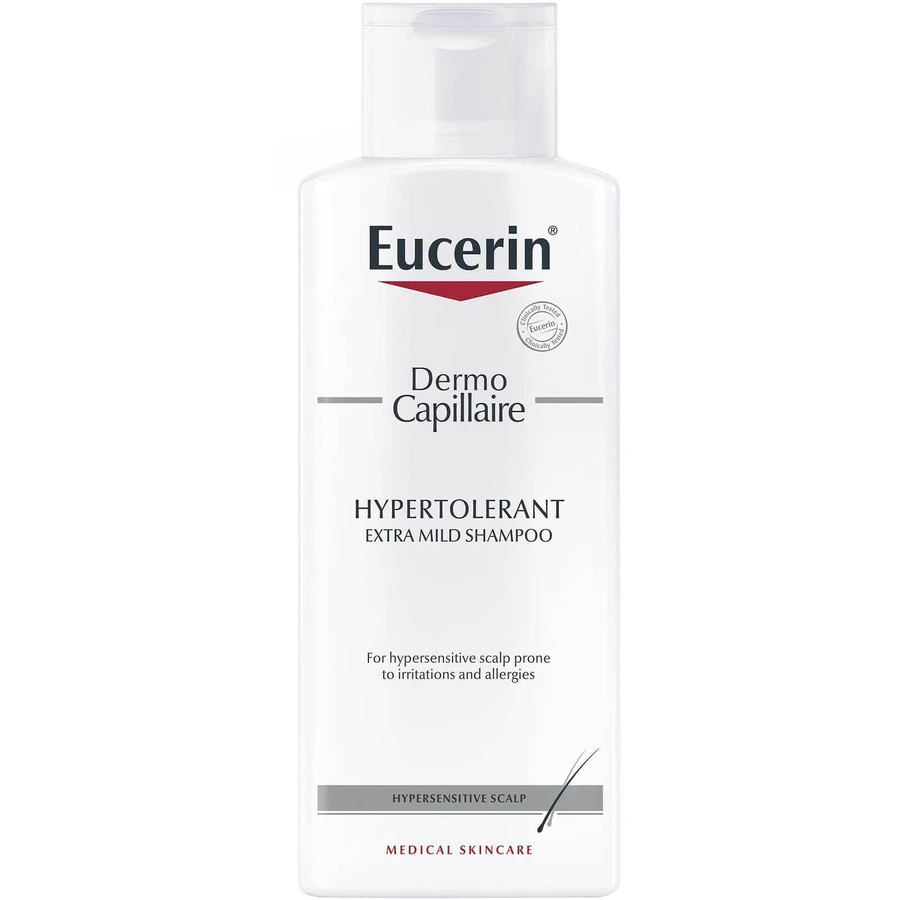 Eucerin DermoCapillaire Гіпертолерантний шампунь для чутливої та алергічної шкіри 250 мл: ціни та характеристики