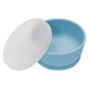 Силиконовая миска с присоской и крышкой, 6 месяцев+, Aqua Blue, Appekids