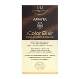 Фарба для волосся My Color Elixir, відтінок 7.43, Apivita