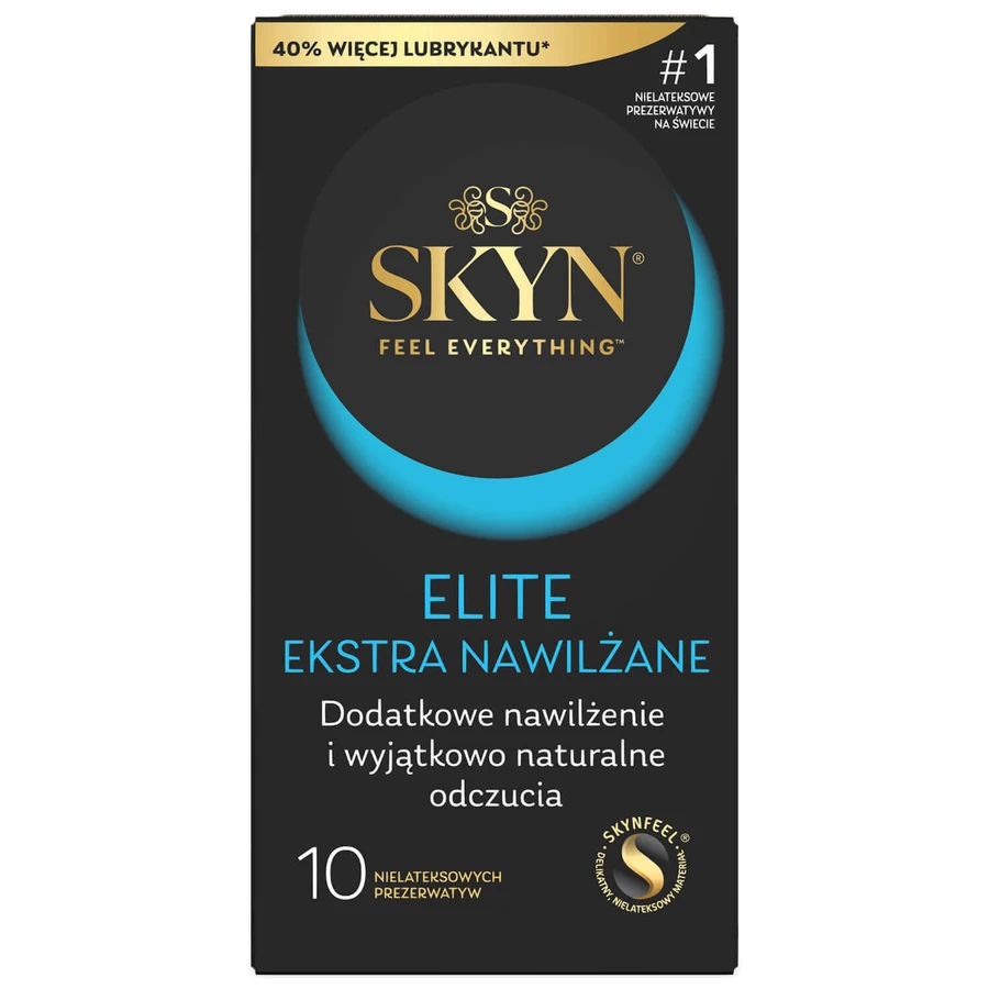 Презервативи Unimil Skyn Elite Extra Lubricated, нелатексні, з додатковим змащенням, 10 шт.: ціни та характеристики