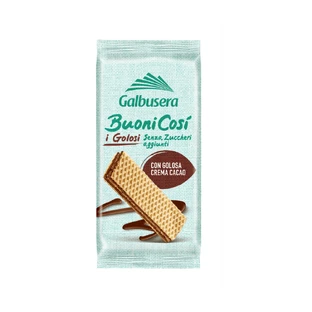 Вафля з какао-кремом без цукру, 45 г, Galbusera