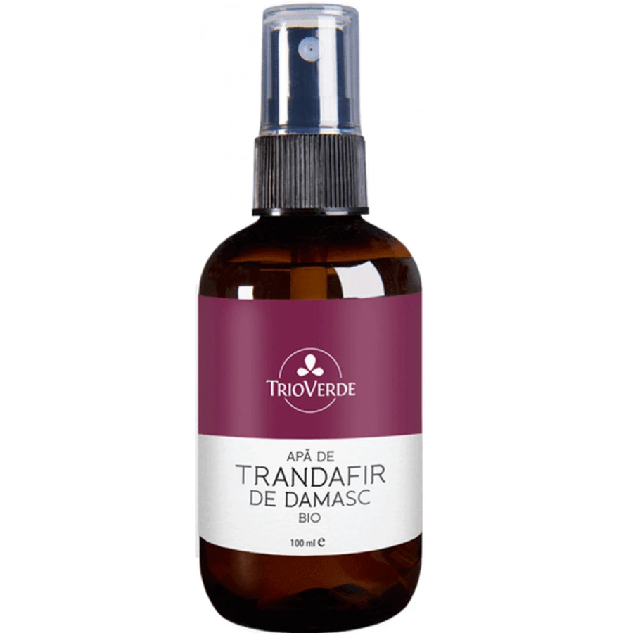 Органическая розовая вода Organic Damask Rose Water Organic спрей, 100 мл, Trio Verde: цены и характеристики